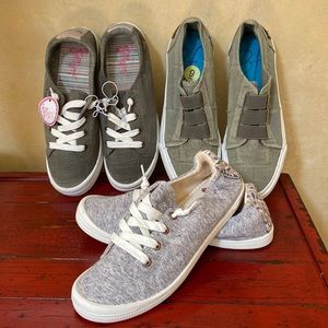 Roxy, Blowfish and Jellypop Slip On Sneakers. 3 Pair of Sneakers!